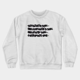 Fortunate Son, Black Crewneck Sweatshirt